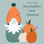 Gnumpkin and Gnettle blue craft