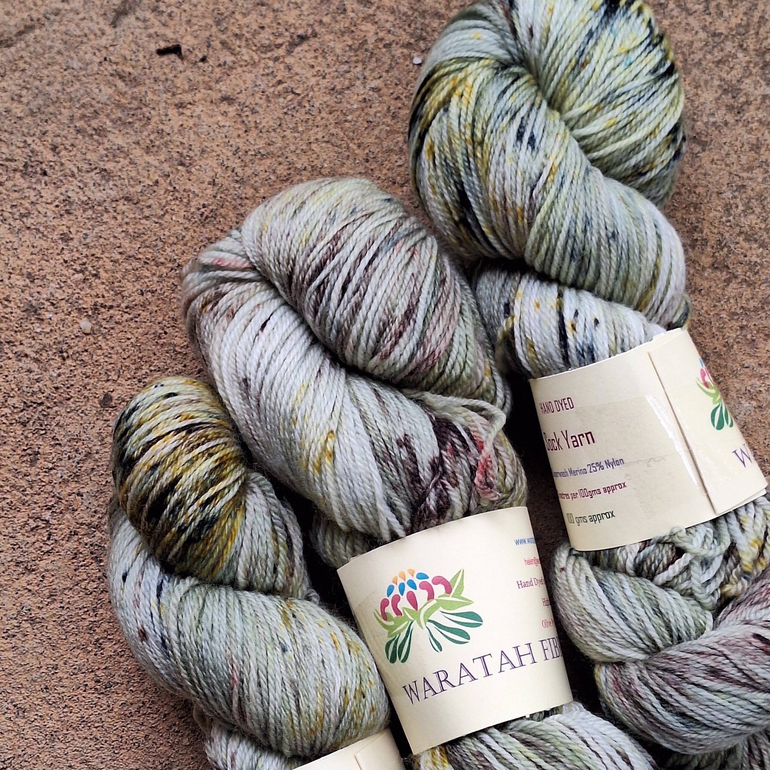 Olive Python Sock