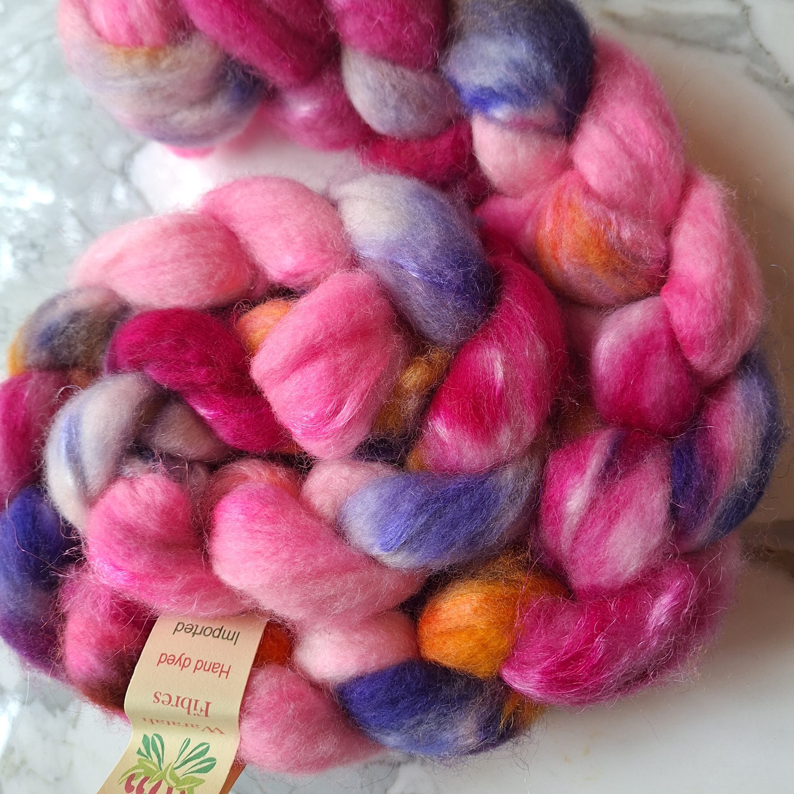 English Blue Faced Leicester Tops with Nylon AA